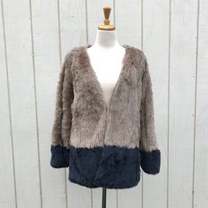 LUSH faux fur jacket